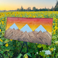 Load image into Gallery viewer, Large “3 Sisters” with Fire Sky - orange to red ombré
