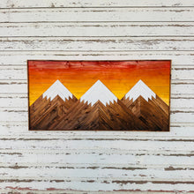Load image into Gallery viewer, Large “3 Sisters” with Fire Sky - orange to red ombré
